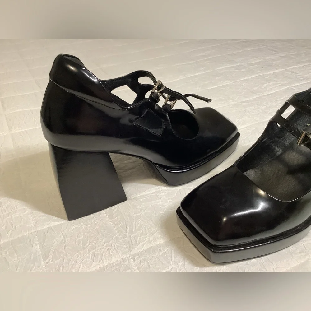 Jeffrey Campbell Platform Mary Janes Size 10